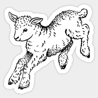 Happy Lamb Sticker